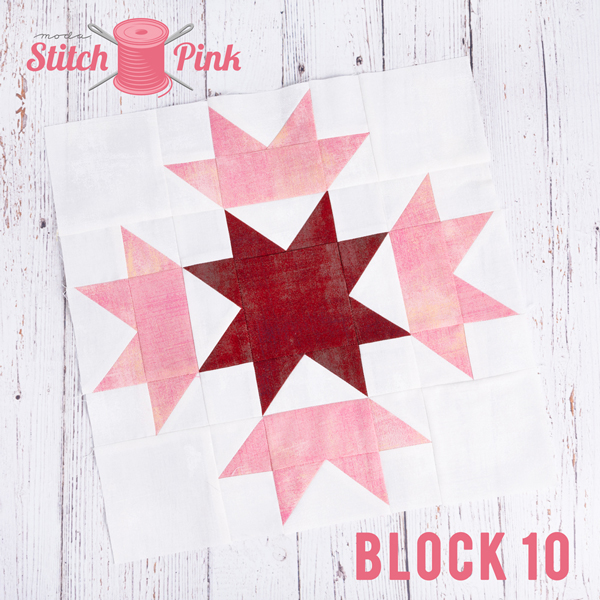 Stitch Pink Block 10 Helen