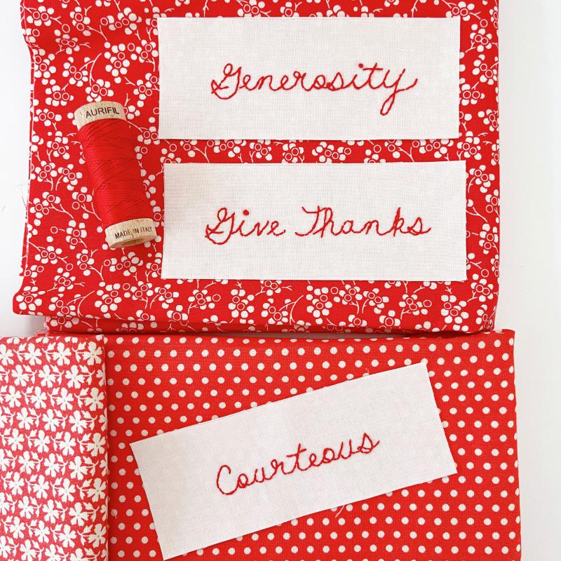 Stitching Kindness week 5 Stitching Kindness week 5