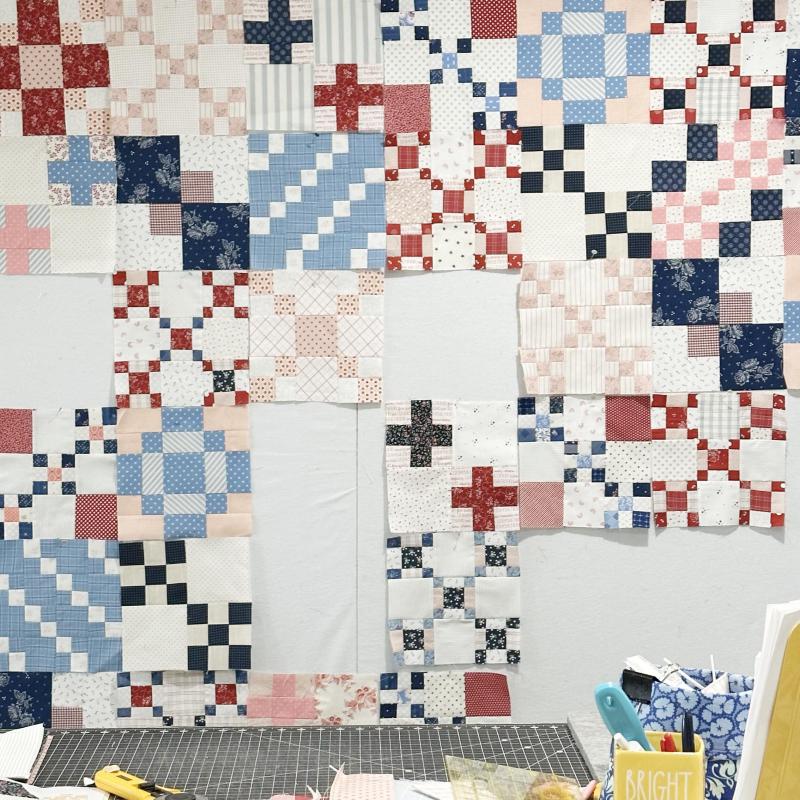 Scrappy QAL- wall week 5 ct_Scrappy QAL- wall week 5